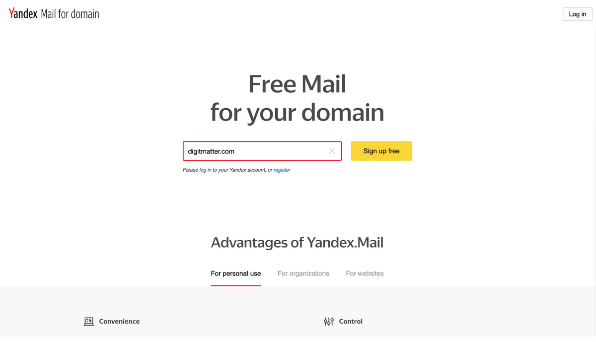 kiểm tra tên miền đăng ký email yandex, email yandex 