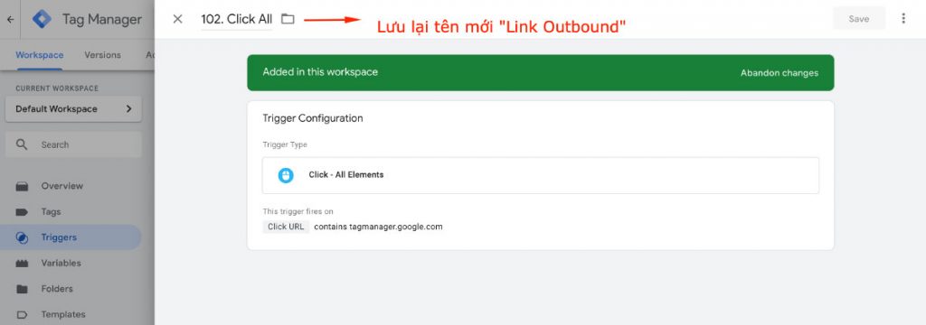 Làm thế nào tracking link outbound bằng Google Tag Manager và Google Analytics 4
